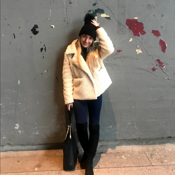 Teddy Bear Sherpa Coat - Picture 2 of 5